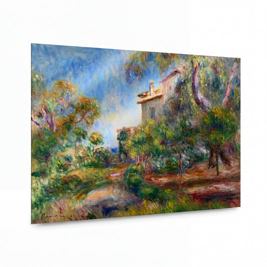 Obraz Pierre-Auguste Renoir — The Villa at Cagnes — umělecká reprodukce na hliníku — umělecká reprodukce na hliníku