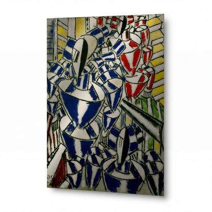 Obraz Fernand Léger — Exit the Ballets Russes — umělecká reprodukce na hliníku