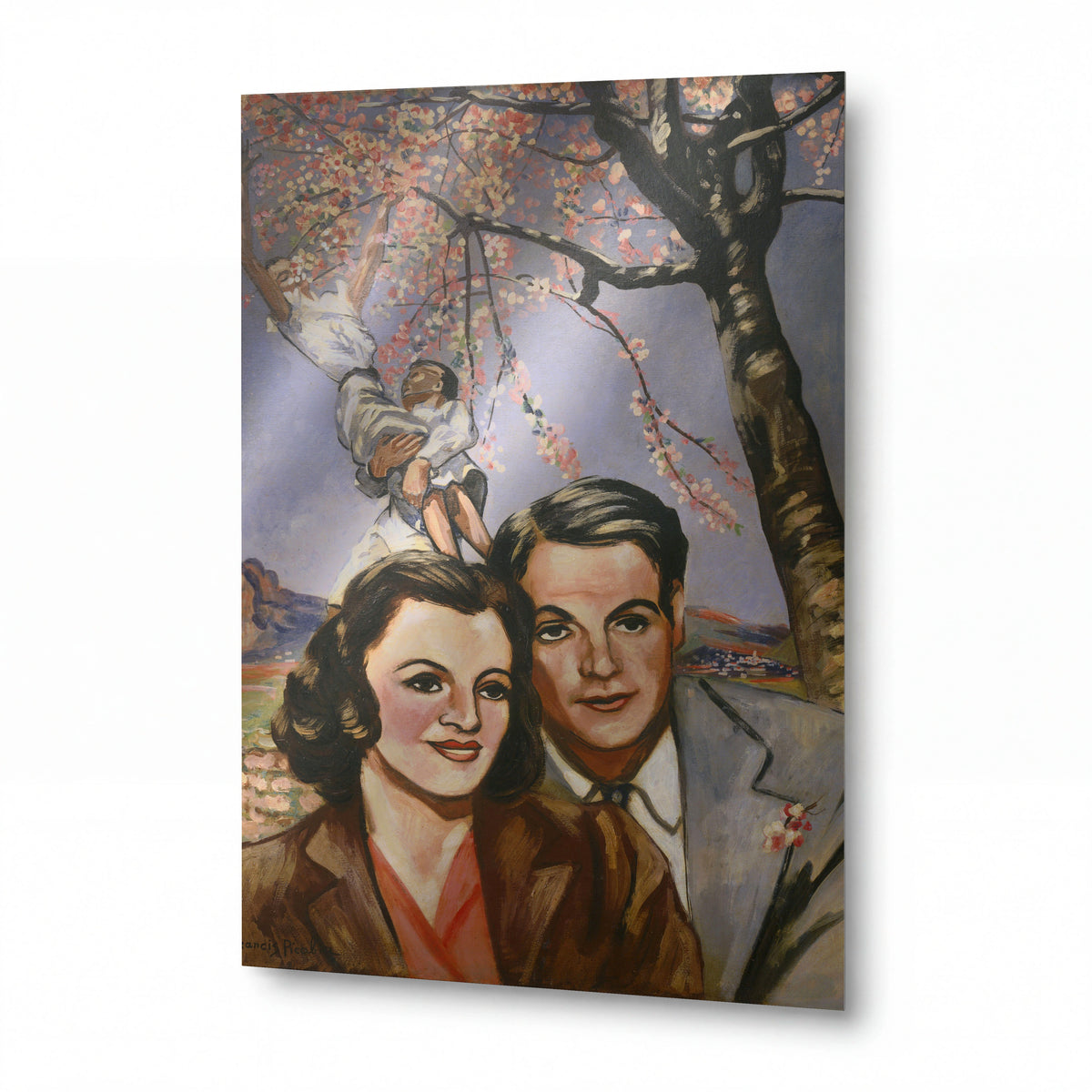 Obraz Francis Picabia — Portrait of a Couple — luxusní reprodukce na kovu