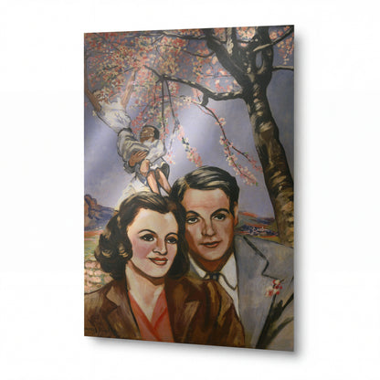 Obraz Francis Picabia — Portrait of a Couple — luxusní reprodukce na kovu
