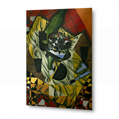 Obraz Juan Gris — Grapes — luxusní reprodukce na kovu — luxusní reprodukce na kovu