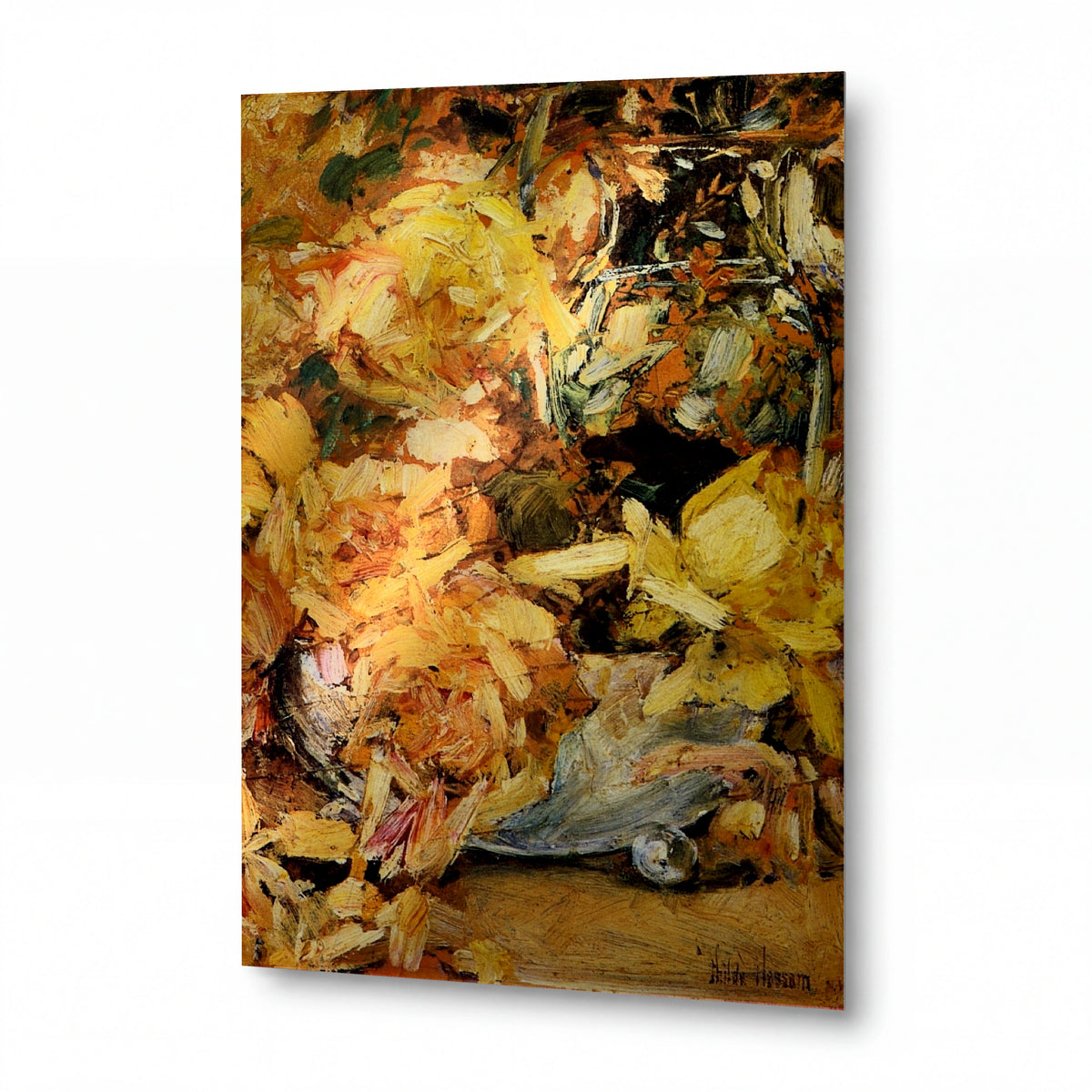Obraz Frederick Childe Hassam — Roses — prémiová reprodukce na kovovém panelu