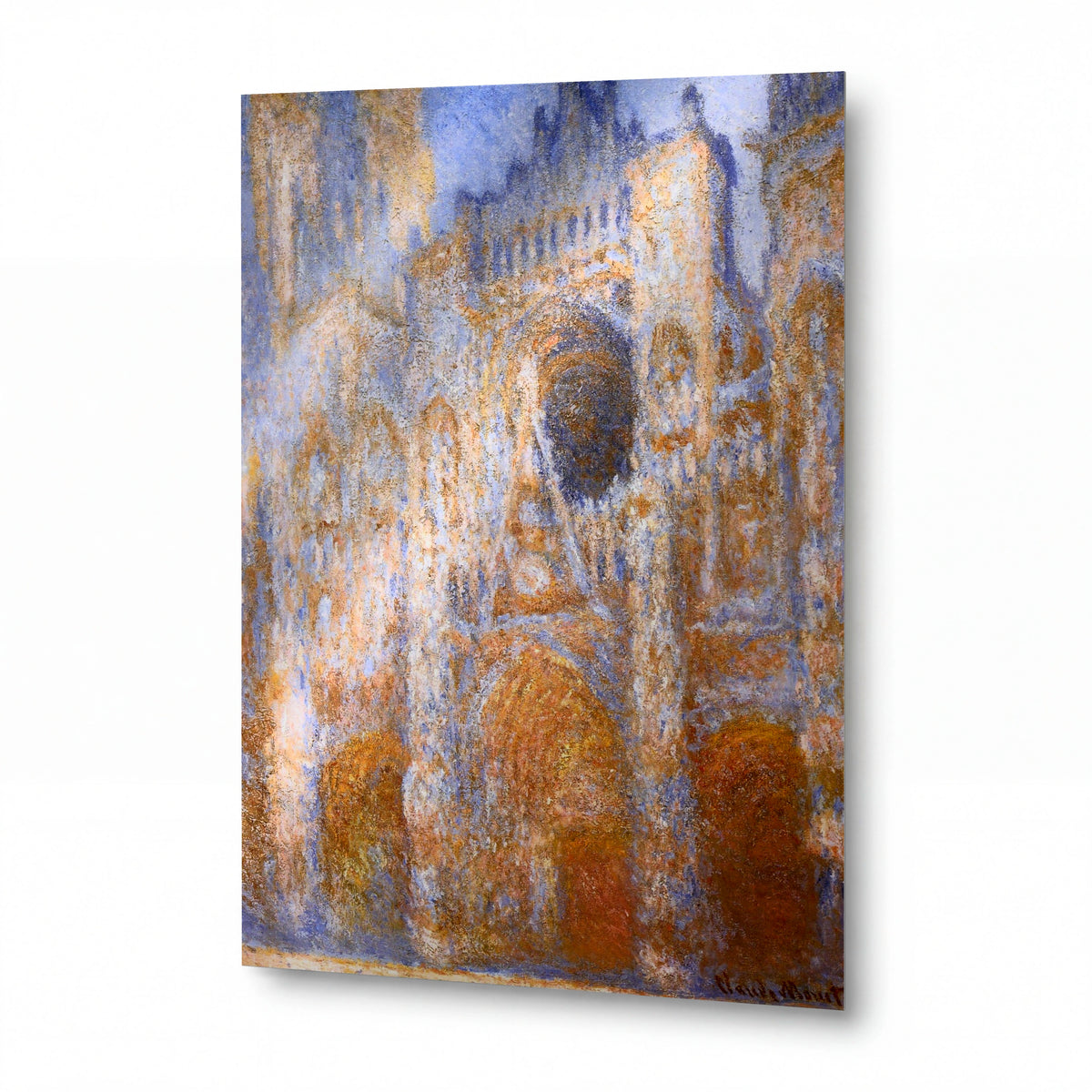 Obraz Claude Monet — Rouenská katedrála v ranním světle — umělecká reprodukce na hliníku