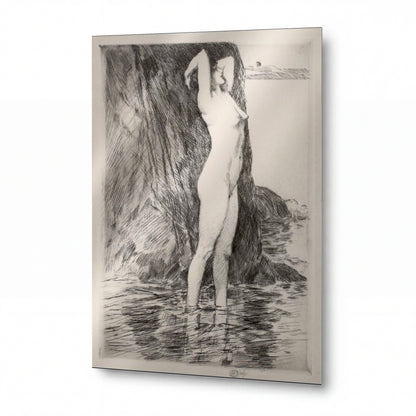Obraz Frederick Childe Hassam — Swimmer — umělecká reprodukce na hliníku — umělecká reprodukce na hliníku