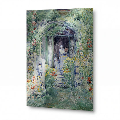 Obraz Frederick Childe Hassam — The Garden in Its Glory — hliníkový panel s vysokým leskem