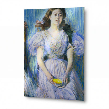Obraz Frederick Childe Hassam — Ethel Moore — kovový obraz s vysokým leskem
