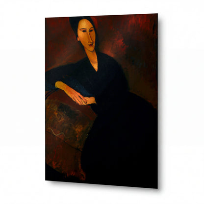 Obraz Amedeo Modigliani — Anna Zborowska — kovový obraz s vysokým leskem