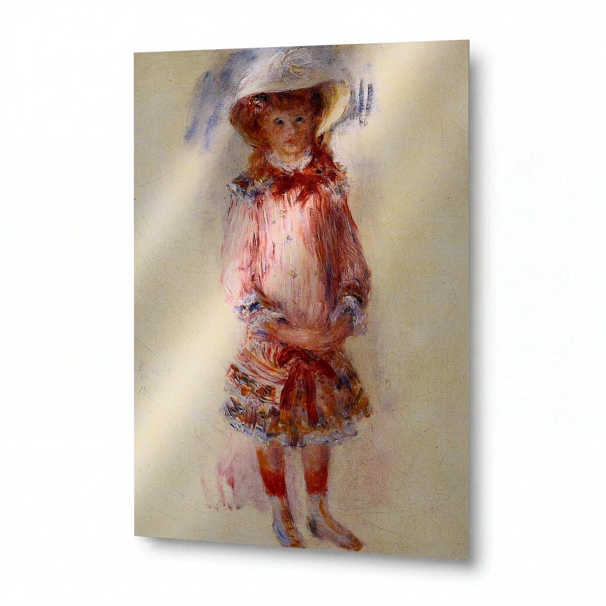 Obraz Renoir — Georgette Charpentier Standing — lesklý kovový obraz — lesklý kovový obraz