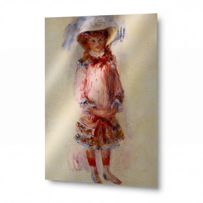 Obraz Renoir — Georgette Charpentier Standing — lesklý kovový obraz — lesklý kovový obraz