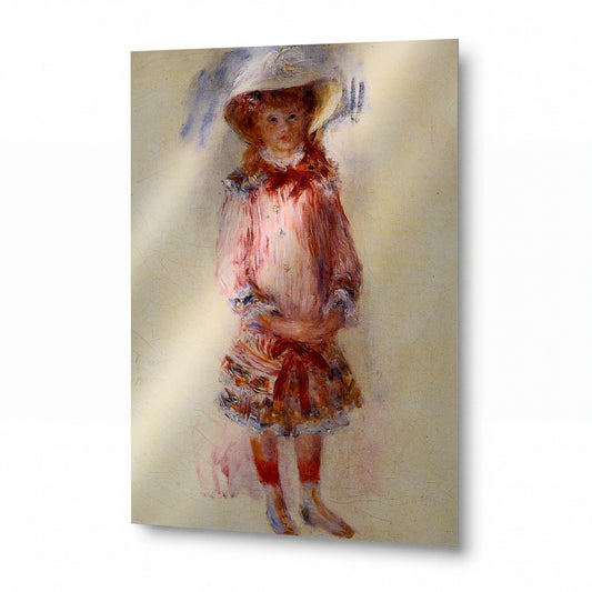 Obraz Renoir — Georgette Charpentier Standing — lesklý kovový obraz — lesklý kovový obraz
