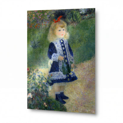 Obraz Pierre-Auguste Renoir — Děvčátko s konví — hliníkový panel s vysokým leskem — hliníkový panel s vysokým leskem