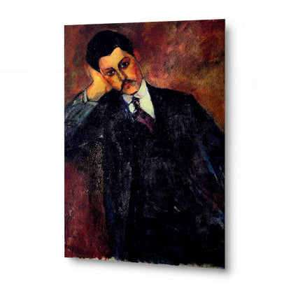 Obraz Amedeo Modigliani — Jean Alexandre — lesklý kovový obraz — lesklý kovový obraz