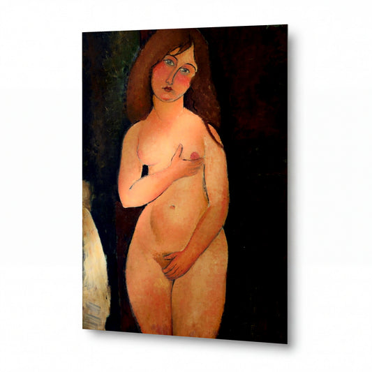 Obraz Amedeo Modigliani — Venuše — umělecká reprodukce na hliníku — umělecká reprodukce na hliníku