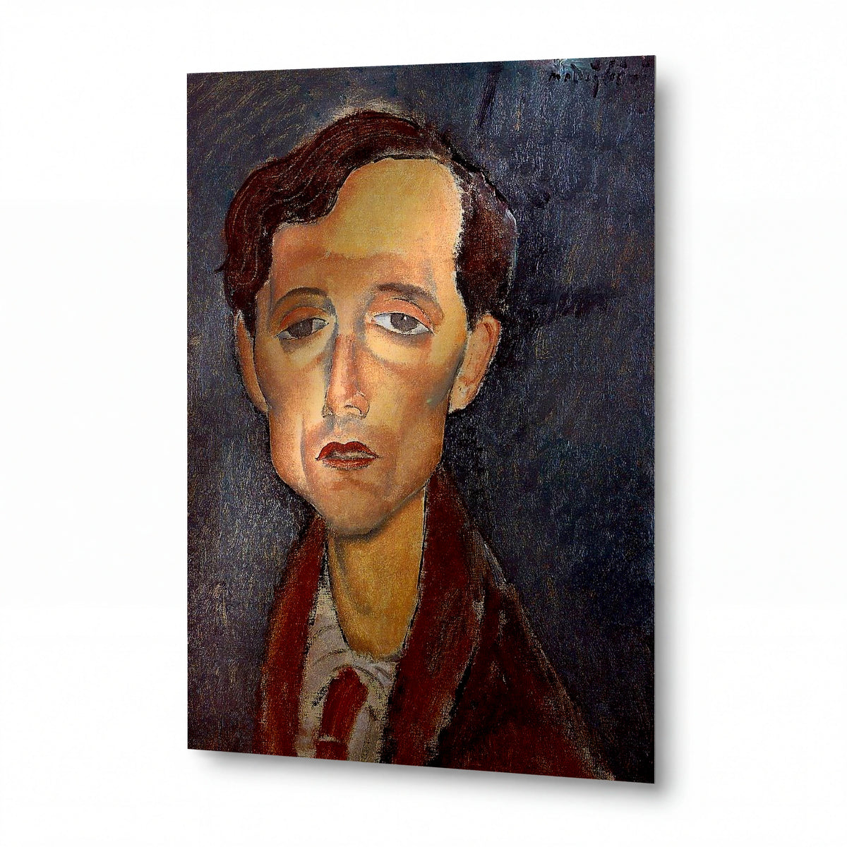 Obraz Modigliani Amedeo — Frans Hellens — hliníkový panel s vysokým leskem — hliníkový panel s vysokým leskem