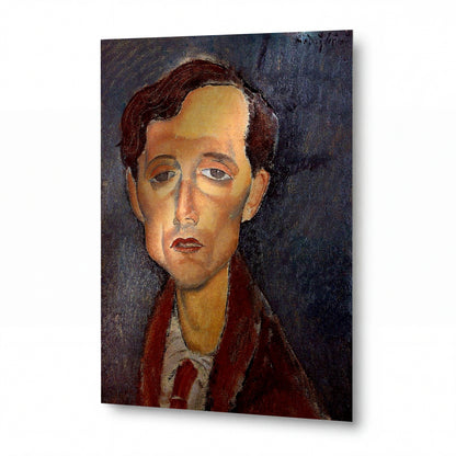 Obraz Modigliani Amedeo — Frans Hellens — hliníkový panel s vysokým leskem — hliníkový panel s vysokým leskem