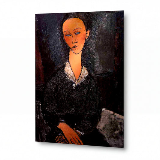 Obraz Amedeo Modigliani — Lunia Czechovska — hliníkový panel s vysokým leskem — hliníkový panel s vysokým leskem