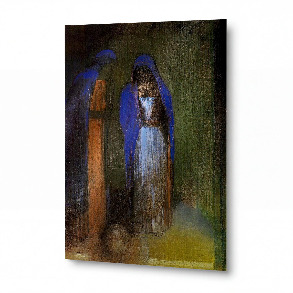 Obraz Odilon Redon — Salome — reprodukce na lesklém hliníkovém panelu