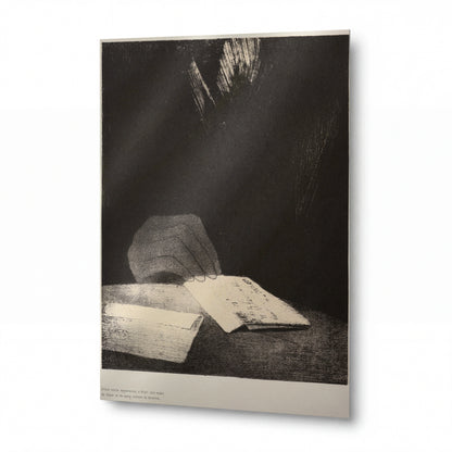 Obraz Odilon Redon — To All Appearances, It Was a Hand of Flesh and Blood just Like My Own — prémiová reprodukce na kovovém panelu