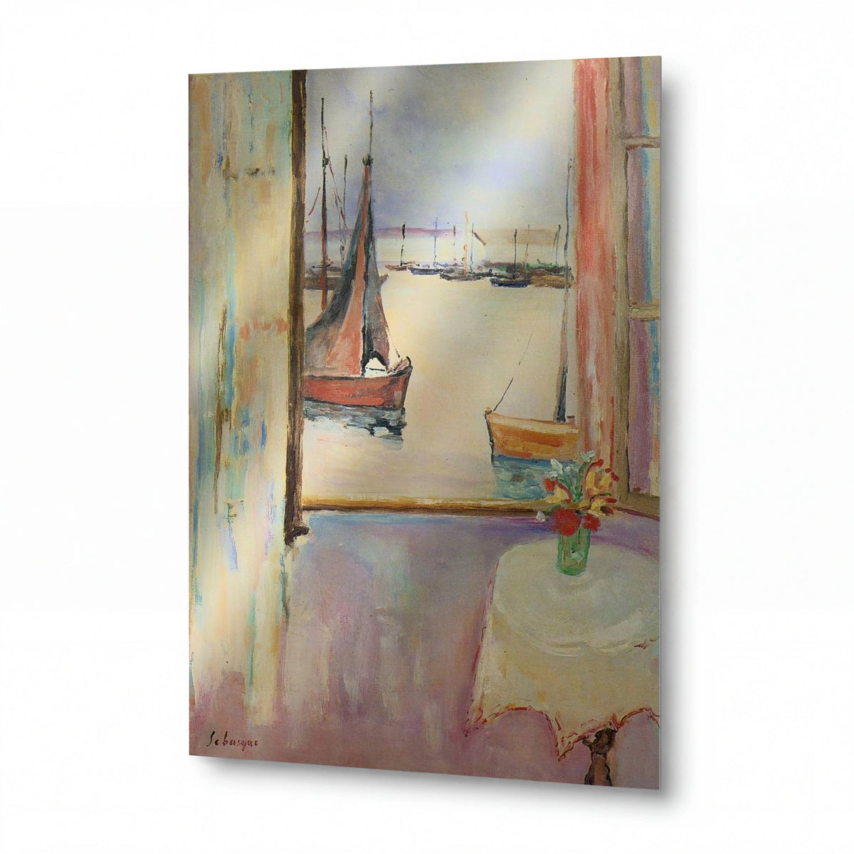 Obraz Henri Lebasque — Isle of Yeu — prémiová reprodukce na kovovém panelu