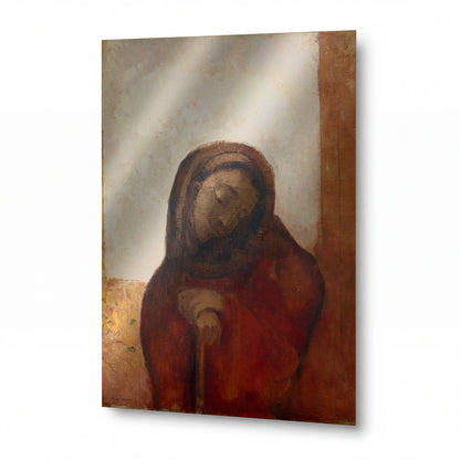 Obraz Odilon Redon — Despair — kovový obraz s vysokým leskem — kovový obraz s vysokým leskem