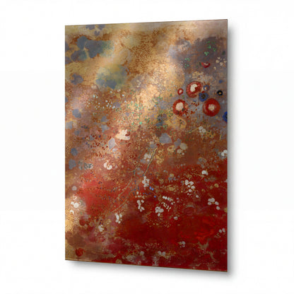 Obraz Odilon Redon — Red Pannel — hliníkový panel s vysokým leskem