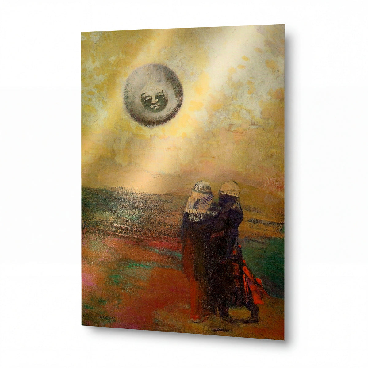 Obraz Odilon Redon — Černé slunce — hliníkový panel s vysokým leskem — hliníkový panel s vysokým leskem