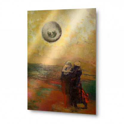 Obraz Odilon Redon — Černé slunce — hliníkový panel s vysokým leskem — hliníkový panel s vysokým leskem