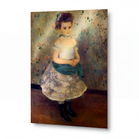 Obraz Pierre-Auguste Renoir — Jeanne Durand-Ruel — umělecký kovový obraz s vysokým leskem — umělecký kovový obraz s vysokým leskem