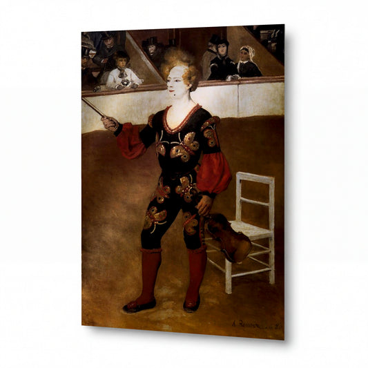 Obraz Pierre-Auguste Renoir — The Clown — reprodukce na lesklém hliníkovém panelu — reprodukce na lesklém hliníkovém panelu