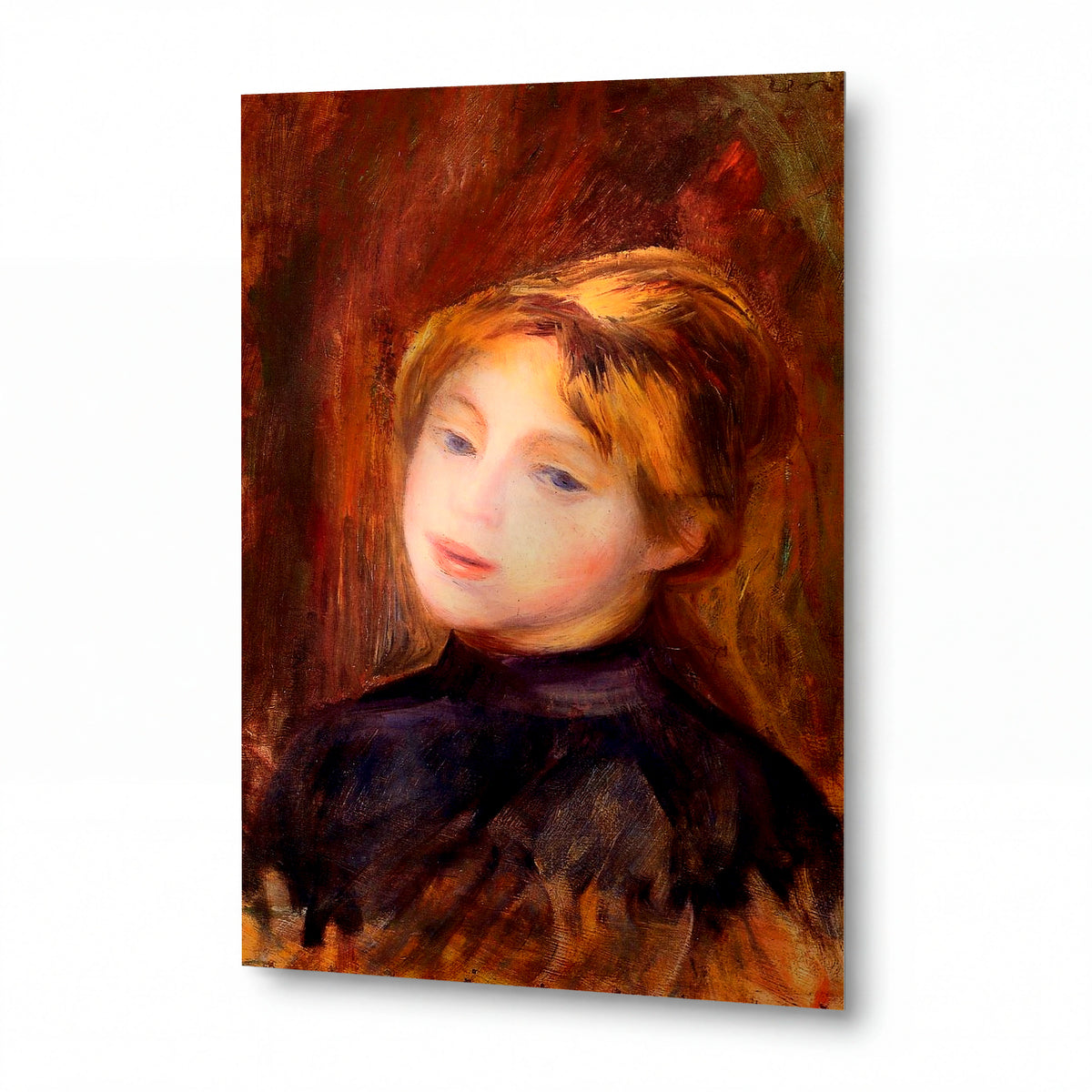 Obraz Pierre-Auguste Renoir — Catulle Mendez — reprodukce na kovovém panelu s vysokým leskem — reprodukce na kovovém panelu s vysokým leskem