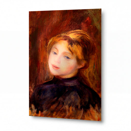 Obraz Pierre-Auguste Renoir — Catulle Mendez — reprodukce na kovovém panelu s vysokým leskem — reprodukce na kovovém panelu s vysokým leskem