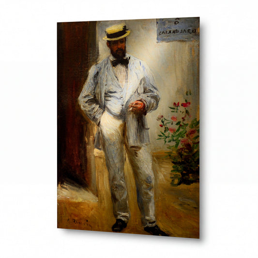 Obraz Pierre-Auguste Renoir — Charles le Coeur — kovový obraz s vysokým leskem — kovový obraz s vysokým leskem