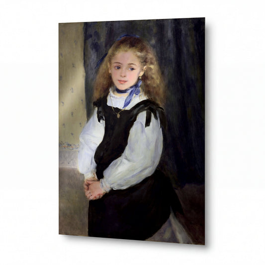 Obraz Pierre-Auguste Renoir — Mademoiselle Legrand — umělecký kovový obraz s vysokým leskem
