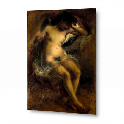 Obraz Pierre Auguste Renoir — Nude — reprodukce na lesklém hliníkovém panelu — reprodukce na lesklém hliníkovém panelu