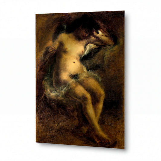 Obraz Pierre Auguste Renoir — Nude — reprodukce na lesklém hliníkovém panelu — reprodukce na lesklém hliníkovém panelu