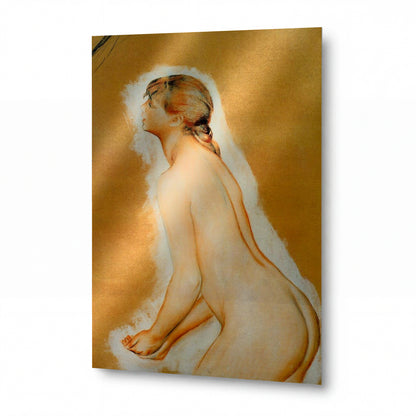Obraz Pierre-Auguste Renoir — Nude, 1886-87 — umělecká reprodukce na hliníku — umělecká reprodukce na hliníku