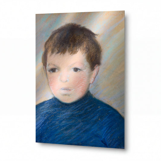 Obraz Pierre-Auguste Renoir — Portrét Pierra Renoira — luxusní reprodukce na kovu — luxusní reprodukce na kovu