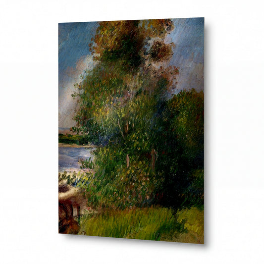 Obraz Pierre Auguste Renoir — Landscape 07 — kovová reprodukce s vysokým leskem — kovová reprodukce s vysokým leskem