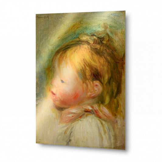 Obraz Pierre-Auguste Renoir — Portrait of a Child — lesklý obraz na hliníku