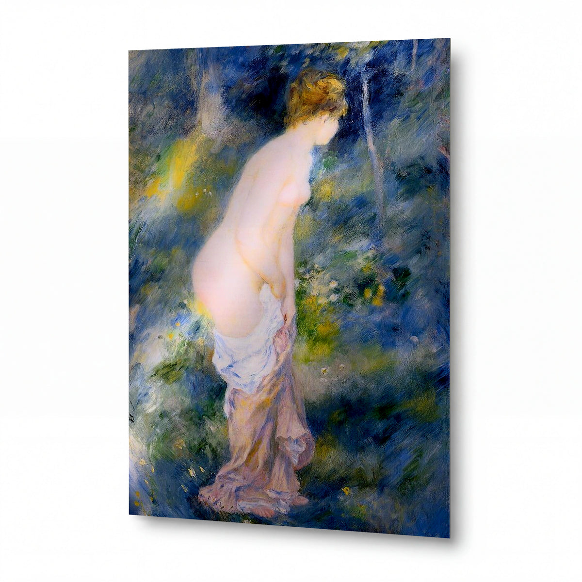 Obraz Renoir — Standing Bather — lesklý kovový obraz — lesklý kovový obraz