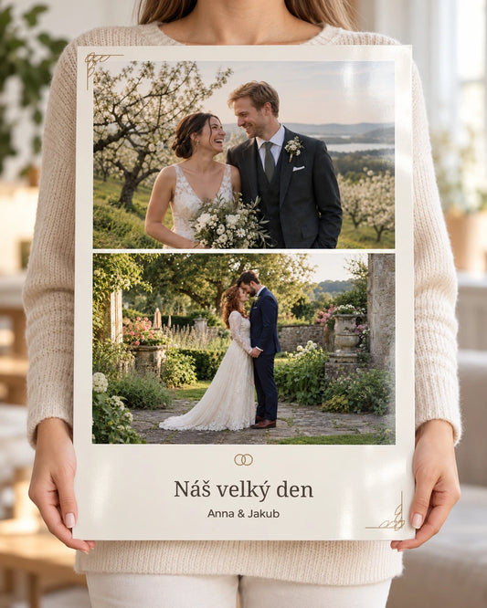 Svatební vzpomínky s českým věnováním